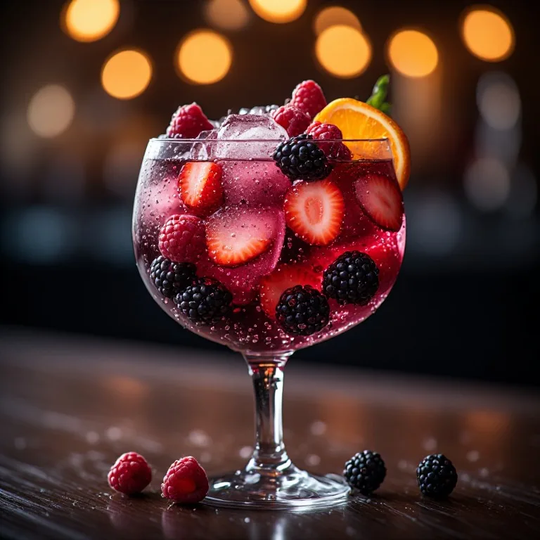Olive Garden Berry Sangria — Soft Red Wine, Real Berries, No Punch-Bowl Syrup