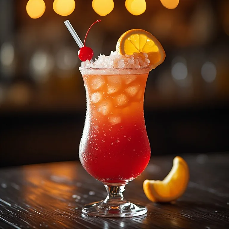 Pat O'Brien's Hurricane — Real Passion Fruit, Four Ounces of Rum, No Red Powder