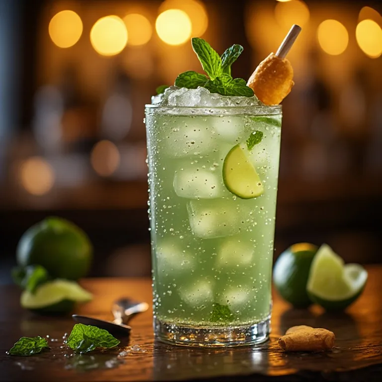Pegu Club Gin-Gin Mule — Audrey Saunders' Minty Gin Buck With Homemade Ginger Beer