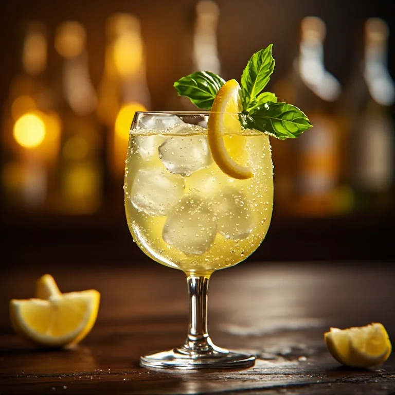 The Limoncello Spritz — Amalfi-Coast Lemon Liqueur, Prosecco and Soda
