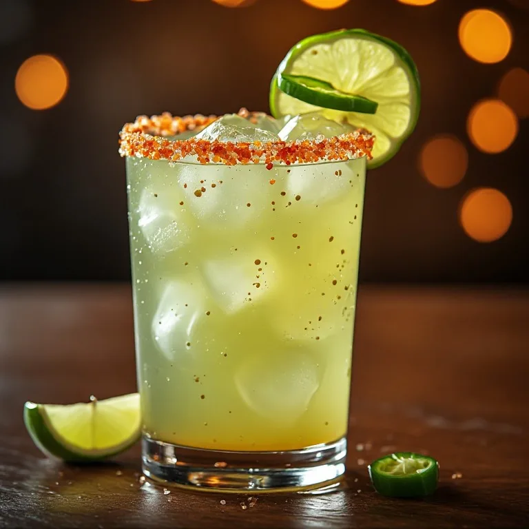 The Skinny Spicy Margarita — Tequila, Lime, a Little Agave and Real Jalapeño Heat